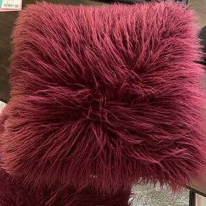 Maroon Accent Pillow